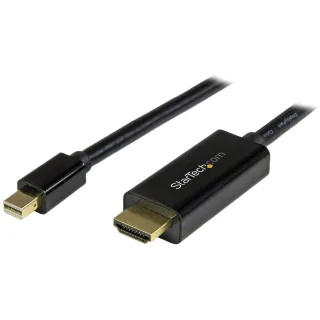 Startech 6ft Mini DisplayPort to HDMI Cable - 4K 30hz Monitor Adapter Cable - mDP PC or Macbook to HDMI Display (MDP2HDMM2MB)