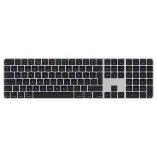 Apple Magic Keyboard with Touch ID and Numeric Keypad - Keyboard - USB-C - wireless - Bluetooth - QWERTY - UK - black keys