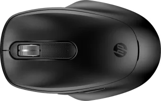 HP 510 - Mouse - full size, ultra-fast rechargeable - 5 buttons - wireless - 2.4 GHz - USB wireless receiver - black