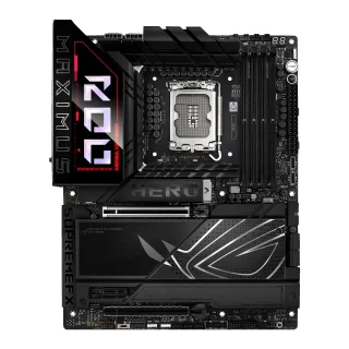 ASUS ROG MAXIMUS Z890 HERO - Motherboard - ATX - LGA1851 Socket - Z890 Chipset - USB4, USB 3.2 Gen 1, USB-C 3.2 Gen2, USB 3.2 Gen 2 - Wi-Fi 7, Bluetooth, 5 Gigabit Ethernet - onboard graphics (CPU required) - HD Audio (8-channel)