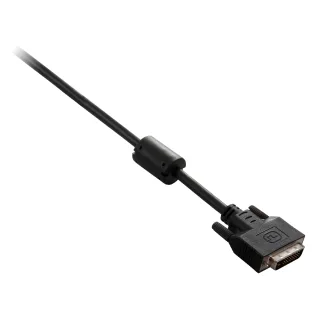 DVI DUAL LINK CABLE 2M 6.6FT DVI-D CABLE 4K 30HZ UHD BLACK
