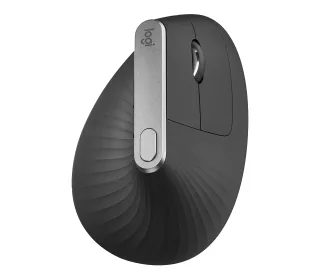 Logitech MX Vertical - Vertical mouse - ergonomic - optical - 6 buttons - wireless, wired - Bluetooth, 2.4 GHz - USB wireless receiver - graphite