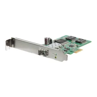 Startech PCI Express Gigabit Ethernet Fiber Network Card w/ Open SFP - PCIe GbE SFP Network Card Adapter NIC - Fiber Optic SFP Adapter (PEX1000SFP2) - Network adapter - PCI Express x1 low profile - 1GbE - 1000Base-LX, 1000Base-SX - for P/N: GLCLHSMDSTTA, GLCSXMMDST, GLCSXMMDSTT, GLCTEST, MASFP1GBTXST, SFP1GELXST