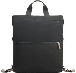 HP - Notebook carrying backpack/tote - convertible - 14.1" - black, taupe