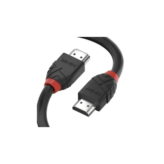 Lindy 36771 1M HDMI (M) 2.1 Ultra High Speed Black Line 7680x4320@60Hz Cable - Black