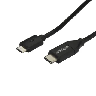 StarTech USB C to Micro USB Cable - 3 ft / 1m - USB 2.0 Cable - Micro USB Cord - Micro B USB C Cable - USB 2.0 Type C (USB2CUB1M)