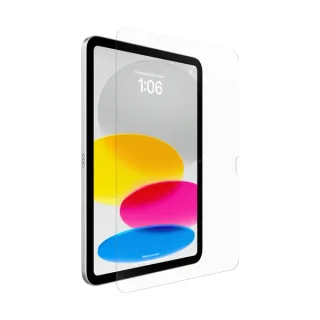 OtterBox Alpha Glass Screen Protector for iPad 10th gen 2022, iPad 11th gen 2025 (A16), Tempered Glass, x2 Scratch Protection, Antimicrobial Protection, No Retail Packaging