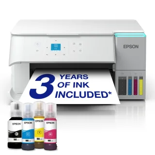 Epson EcoTank ET-2956 - Multifunction printer - colour - ink-jet - ITS - A4 (210 x 297 mm) (original) - A4/Letter (media) - up to 15 ppm (printing) - 100 sheets - Wi-Fi(ac), USB - white
