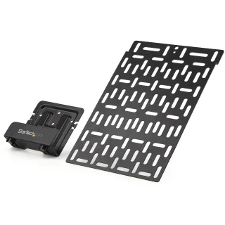 Startech Universal TV Accessory Mount, Adjustable TV & Wall Mount Bracket, Media Players/Router/Modem/AV Switches & Extenders/Apple TV, Hidden Cable Box Mount Behind TV, 11lb (5kg) - Adjustable Cradle (MDBOXMNT) - Mounting kit - for media player - powder-coated steel - black - wall-mountable, TV mount - for P/N: FPWHANGER, FPWTLTPORT, MBLTVSTNDEC