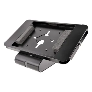 Startech Secure Tablet Stand, Anti Theft Universal Tablet Holder for Tablets up to 10.5", Lockable Tablet Stand for Desk/ K-Slot Compatible, VESA Mount, Wall Mount Tablet Enclosure - Security POS Tablet Stand (SECTBLTPOS2) - Stand - for tablet - lockable - steel - black - screen size: 10.5" - mounting interface: 100 x 100 mm - wall-mountable, desktop, VESA bracket mounting