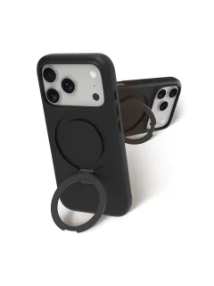 dbramante1928 Iceland Ultra - Protective cover for mobile phone - MS kick - MagSafe compatibility - D3O, plastic - black - for Apple iPhone 17 Pro, 18 Pro