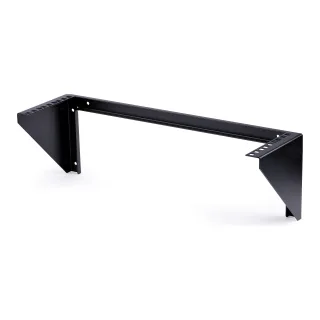 Startech 3U Wall Mount Patch Panel Bracket - 19 in - Steel Vertical Patch Panel Mounting Bracket for Networking Equipment (RK319WALLV) - Mounting bracket - wall mountable - black - 3U - 19