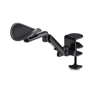 Startech Adjustable Arm Rest For Desk, Clamp-On Install/No Drilling - Mounting kit (arm rest) - plastic, aluminium, steel - black - desk-mountable