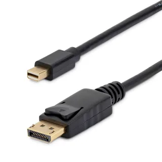 StarTech 10ft Mini DisplayPort to DisplayPort Cable - M/M - mDP to DP 1.2 Adapter Cable - Thunderbolt to DP w/ HBR2 Support (MDP2DPMM10)