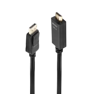 Lindy 36920 0.5M Passive Displayport to HDMI Adapter Cable