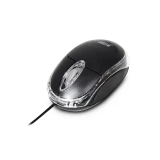 Urban Factory BDM02UF Cristal Mouse Optical USB 2.0 800DPI Internal Light Black