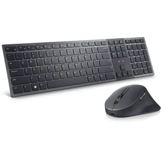 Dell Pro Premium Collaboration KM900 - Keyboard and mouse set - collaboration - backlit - wireless - 2.4 GHz, Bluetooth 5.1 - QWERTY - UK - graphite - with 3 years NBD Advance Exchange