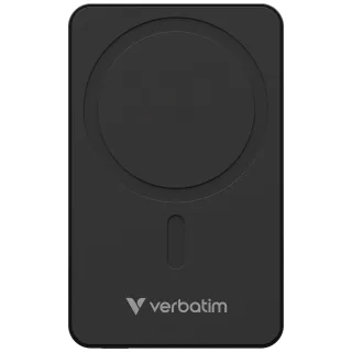 Verbatim Charge 'n' Go Essentials MagSafe Power Bank Wireless 5000mAh Black