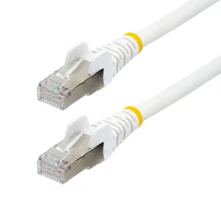 Startech 5m CAT6a Ethernet Cable - White - Low Smoke Zero Halogen (LSZH)
