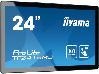 iiyama ProLite TF2415MC-B2 - LED monitor - 23.8" - open frame - touchscreen - 1920 x 1080 Full HD (1080p) @ 60 Hz - VA - 350 cd/m² - 3000:1 - 16 ms - HDMI, VGA, DisplayPort - black