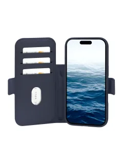 dbramante1928 Copenhagen - Flip cover for mobile phone - ICON - deep water - for Apple iPhone 17 Pro, 18 Pro