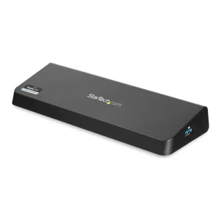 Startech USB 3.0 Docking Station Dual Monitor with HDMI & 4K DisplayPort, 4x USB-A, Gigabit Ethernet, USB Type A Universal Laptop Dock with USB 3.1 Gen 1 Hub (5 Gbps) and Charging - Mac, Windows, Chrome (USB3DOCKHDPC) - Docking station - USB - HDMI, DP - 1GbE - for P/N: ARMBARDUO, ARMDUAL, ARMDUAL30, ARMSLIMDUO