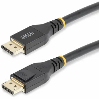 StarTech 50ft (15m) VESA-Certified Active DisplayPort 1.4 Cable, DP8K w/HBR3/HDR10/MST/DSC 1.2/HDCP 2.2, 8K 60Hz, 4K 120Hz Video - Active DP 1.4 Cable M/M (DP14A-15M-DP-CABLE)