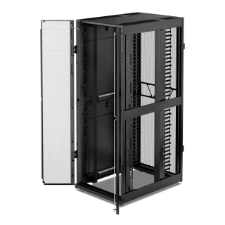 APC NetShelter SX - Rack cabinet - 1991H x 750W x 1070D mm, with sides - floor-standing - black - 42U - 19" - TAA Compliant - for P/N: SMT3000RMI2UC, SMX2KR2UNCX145, SRT3000RMXLA-NC, SRT3000RMXLT-NC, SRT5KRMXLTUS