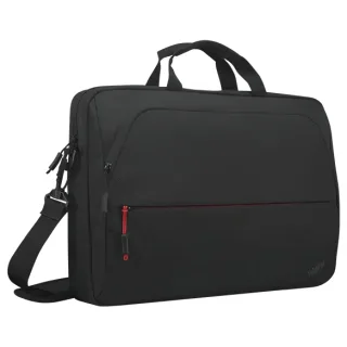 Lenovo ThinkPad Essential Topload (Eco) - Notebook carrying case - 13" - 14" - black with red accents - for IdeaPad S340-14, ThinkCentre M75t Gen 2, ThinkPad E14 Gen 3, X1 Nano Gen 2, Z13 Gen 1