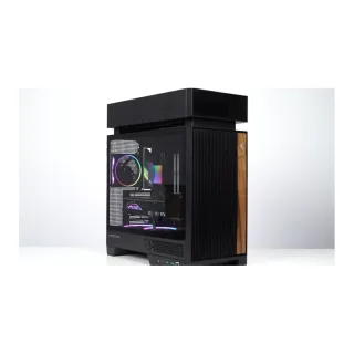 DeepCool CL6600 ARGB Modular Split-Chamber Mid-Tower ATX Case, Tempered Glass Panels,  Pre-installed 360mm ARGB Liquid Cooler, 2 x FL12R  SE ARGB Fans, USB 3.0, Mini-ITX/Mico-ATX/ATX, Black