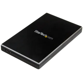 Startech USB 3.1 (10 Gbps) Gen 2 External Hard Drive Enclosure for 2.5" SATA Drives - Portable Hard Drive Enclosure (S251BMU313) - Storage enclosure - 2.5" - SATA 6Gb/s - USB 3.1 (Gen 2) - black - for P/N: BNDTBUSB3142, PEXUS313AC2V, PEXUSB311A1E, PEXUSB311AC2, PEXUSB312A2, PEXUSB314A2V2