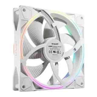 be quiet! Light Wings 140mm PWM Reverse, White, ARGB Lighting, Ultra-Quiet Operation Max 25.5dB(A), High Airflow, 60,000 Hours