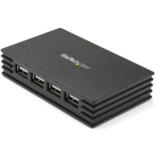Startech 4 Port USB 2.0 Hub - Hub - 4 ports - Hi-Speed USB - Hub - 4 x USB 2.0 - desktop