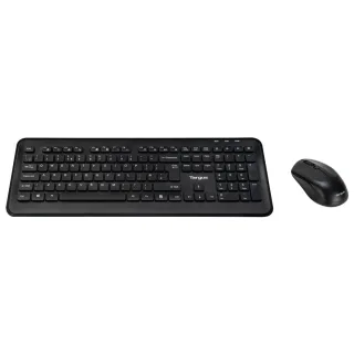 Targus - Keyboard and mouse set - combo - full size - wireless - 2.4 GHz - QWERTY - UK - black