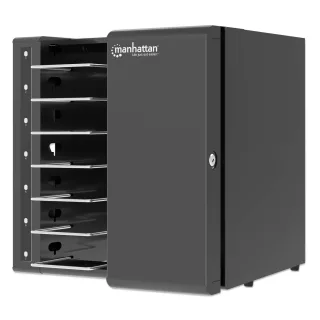 Manhattan 181297 Charging Cabinet X7 USB-C 65W-LAPTOPS to 15.6 Desktop