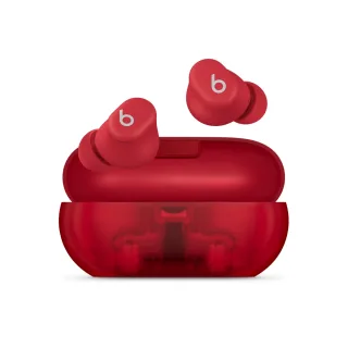 Beats Solo Buds - True wireless earphones with mic - in-ear - Bluetooth - transparent red