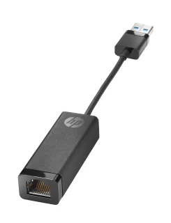HP USB 3.0 to RJ45 Adapter G2 - Network adapter - USB 3.0 - Gigabit Ethernet x 1 - for HP 245 G10 Notebook, 250 G9 Notebook, Fortis 11 G9 Q Chromebook