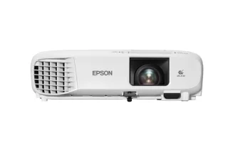 Epson EB-W49 - 3LCD projector - portable - 3800 lumens (white) - 3800 lumens (colour) - WXGA (1280 x 800) - 16:10 - LAN - white