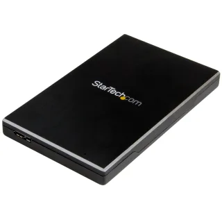 Startech USB 3.1 (10 Gbps) Gen 2 External Hard Drive Enclosure for 2.5" SATA Drives - Portable Hard Drive Enclosure (S251BMU313) - Storage enclosure - 2.5" - SATA 6Gb/s - USB 3.1 (Gen 2) - black - for P/N: BNDTBUSB3142, PEXUS313AC2V, PEXUSB311A1E, PEXUSB311AC2, PEXUSB312A2, PEXUSB314A2V2
