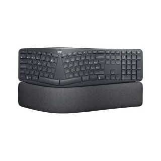 Logitech ERGO K860 - Keyboard - wireless - 2.4 GHz, Bluetooth 5.0 - QWERTY - Spanish - graphite