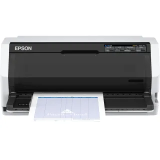 Epson LQ 690IIN - Printer - B/W - dot-matrix - 360 x 180 dpi - 24 pin - up to 529 char/sec - USB 2.0, parallel, LAN - black and white