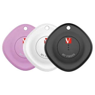 Verbatim MYF-03 My Finder Bluetooth Item Finder 3 Pack Black /White / Purple