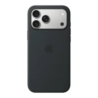 Apple - Protective cover for mobile phone - MagSafe compatibility - silicone - black - for iPhone 17 Pro Max