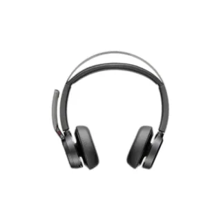 HP Poly Voyager Focus 2 - Headset - on-ear - Bluetooth - wireless - active noise cancelling - USB-C via Bluetooth adapter - black - Zoom Certified, Certified for Microsoft Teams