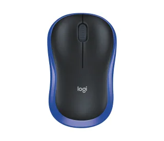 Logitech M185 Wireless Black & Blue Mouse