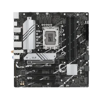 ASUS PRIME B760M-A WIFI II - Motherboard - micro ATX - LGA1700 Socket - B760 Chipset - USB 3.2 Gen 1, USB-C 3.2 Gen 1, USB 3.2 Gen 2 - 2.5 Gigabit LAN, Wi-Fi 6E, Bluetooth - onboard graphics (CPU required) - High Definition Audio (7.1-channel)