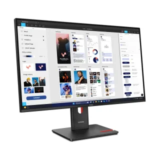 Lenovo ThinkVision T32UD-40 - LED monitor - 32" (31.5" viewable) - 3840 x 2160 4K @ 75 Hz - IPS - 350 cd/m² - 1500:1 - 4 ms - HDMI, DisplayPort, USB-C - eclipse black