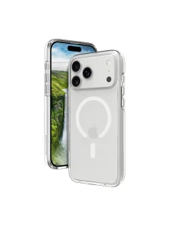 dbramante1928 Iceland Ultra - Protective cover for mobile phone - MS - MagSafe compatibility - D3O, plastic - clear - for Apple iPhone 17 Pro Max, 18 Pro Max