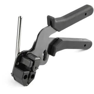 Startech Metal Cable Tie Tool, Metal Zip Tie Tightener Tool, Stainless Steel Cable Tie Installation Gun, Tensioning and Cutting Zip Ties Tool, Tensioner and Cutter for Metal Tie Wrap - 316SS Cable Tie Gun (CBMMCTTOOL)