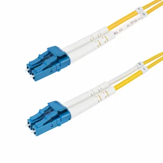 Startech Aqua OM4 Duplex Multimode Fiber - 1m / 3 ft - 100 Gb - 50/125 - OM4 Fiber - LC to LC Fiber Patch Cable (450FBLCLC1)